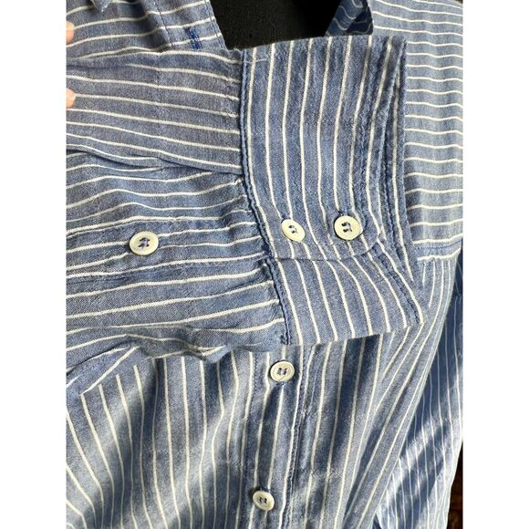 XiRENA Blue and White Striped Maxi Dress - Picture 8 of 10